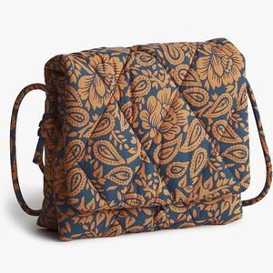 Vera Bradley Baird Hipster in Lotus Montage Roasted Pecan Featherweight
